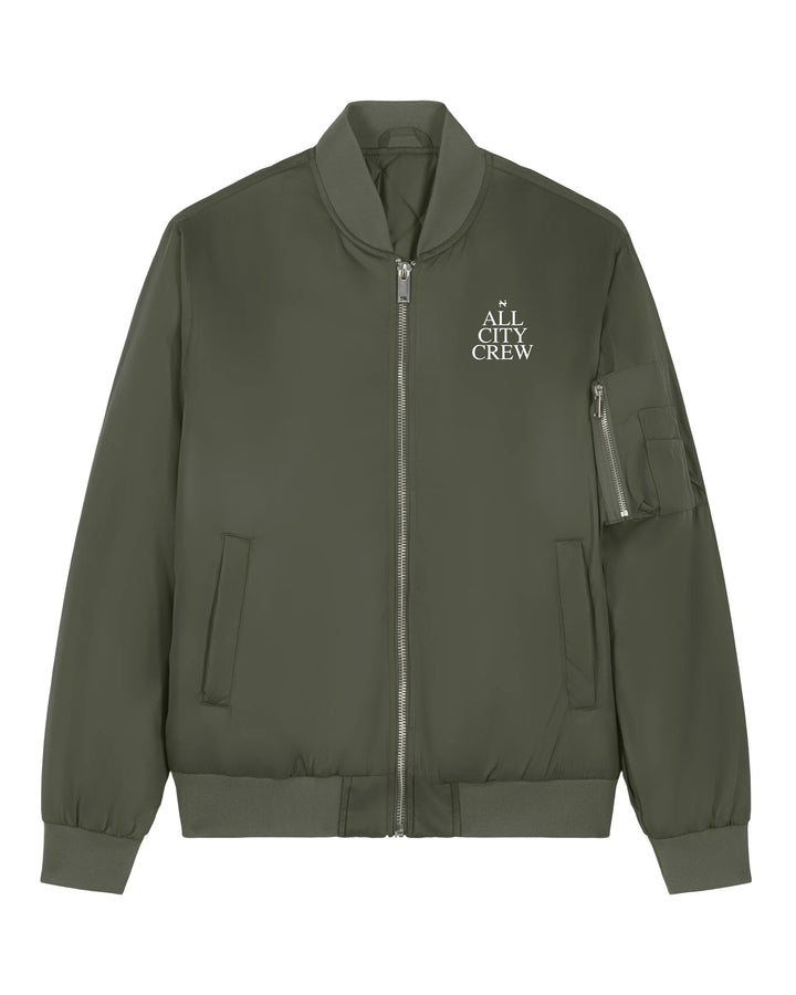 "All City Crew" Bomber Jacket olive