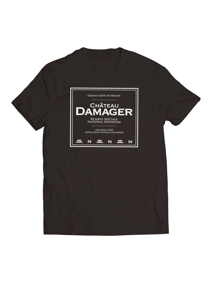 "Château Damager" Wine Damager Exclusive Collab T-Shirt black/white
