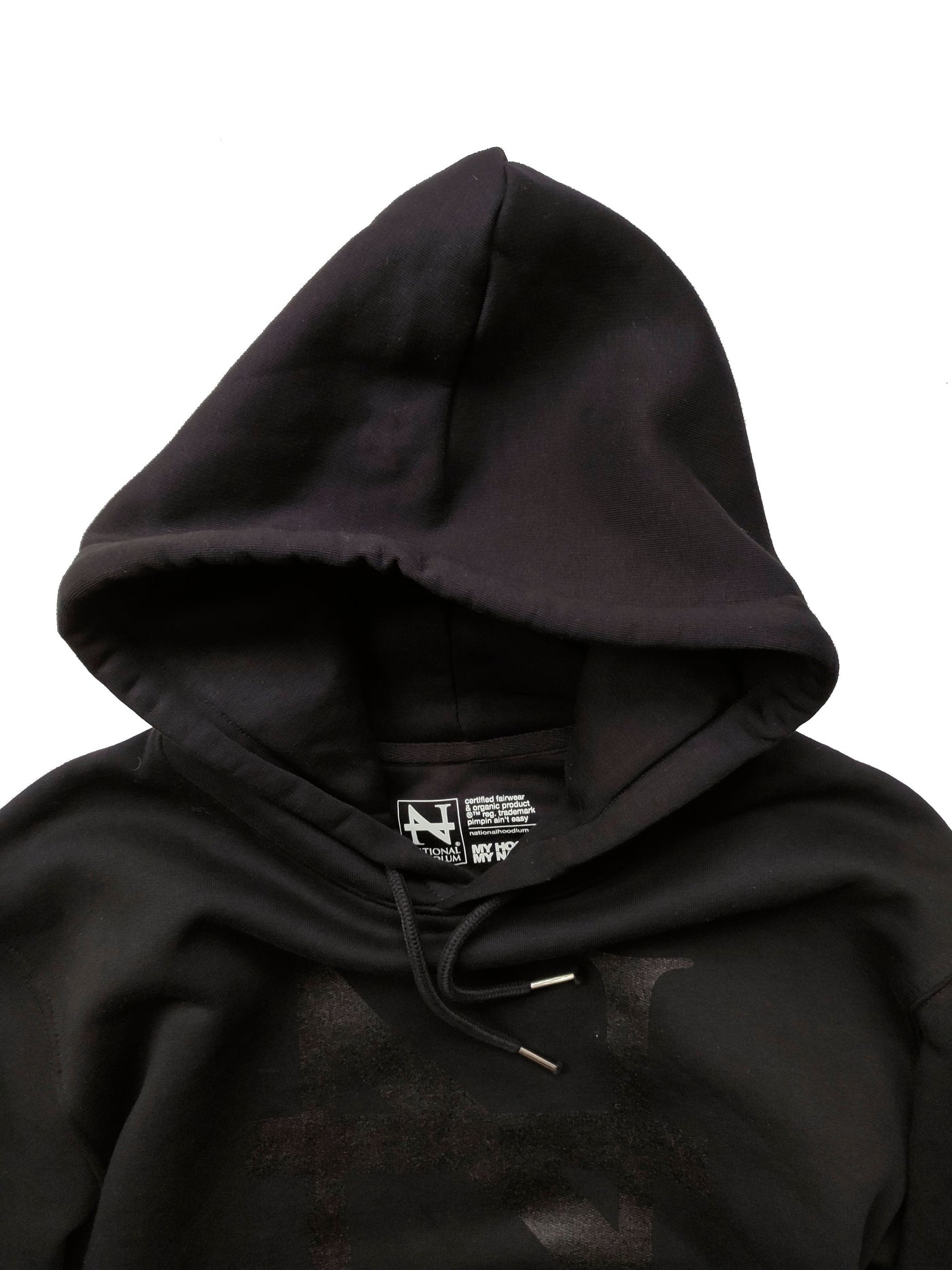 "Foundation Logo" Hooded Sweatshirt black (heavyweight 350gsm)