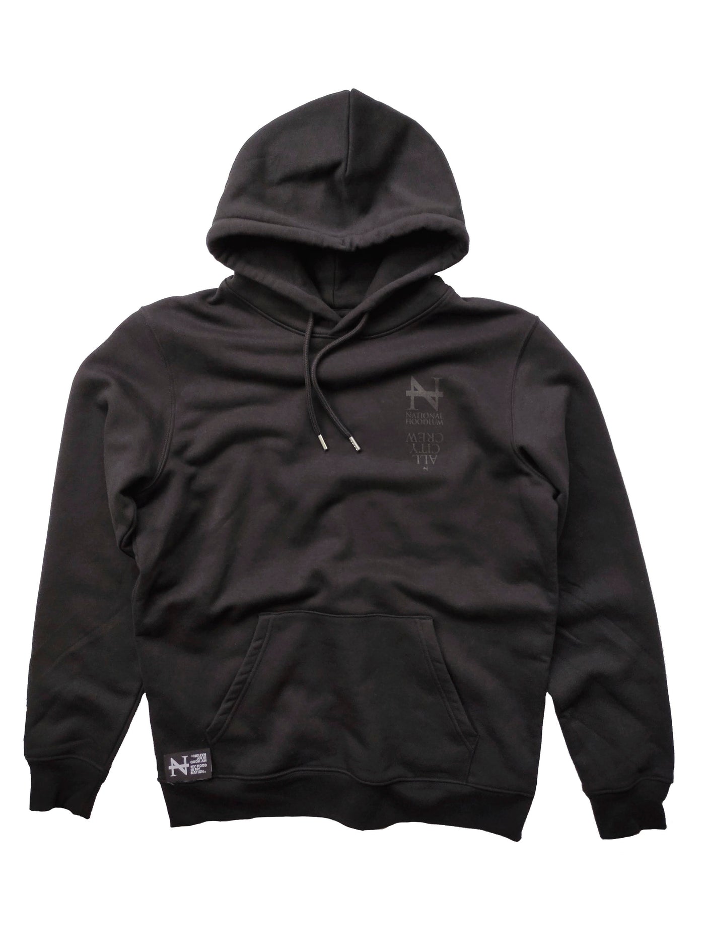 "My Hood" Hooded Sweatshirt black (heavyweight 350gsm)