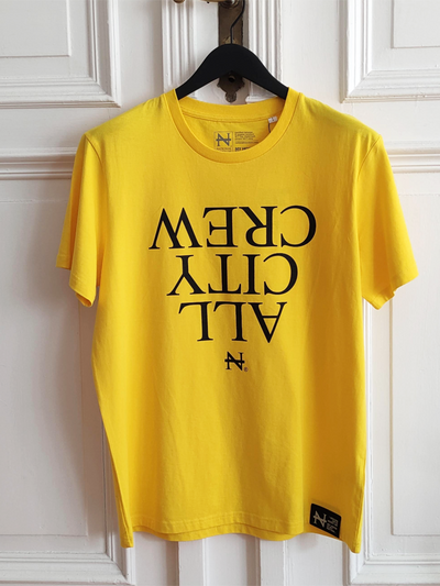 "Allcity" T-Shirt yellow