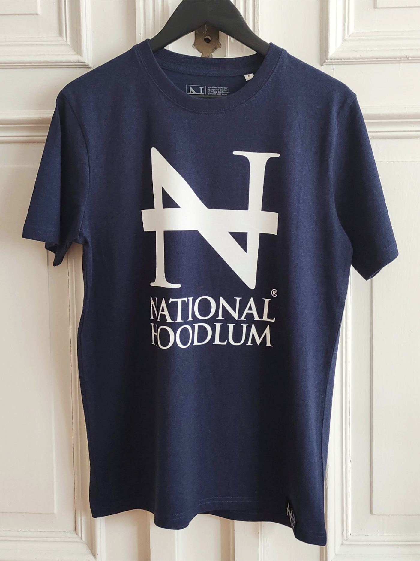 "Foundation Logo" T-Shirt dark heather blue (heavyweight 220gsm)
