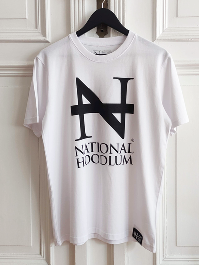 "Foundation Logo" T-Shirt white (heavyweight 220gsm)