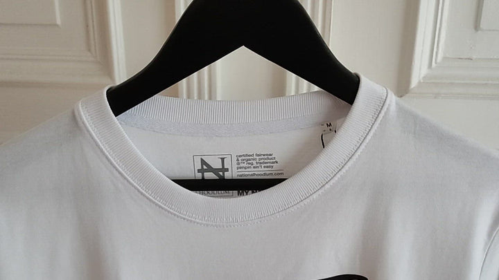 "Foundation Logo" T-Shirt white (heavyweight 220gsm)