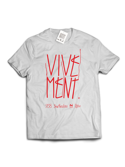 "VIVEMENT" SP38 & JAN KEULEU Collab T-Shirt white