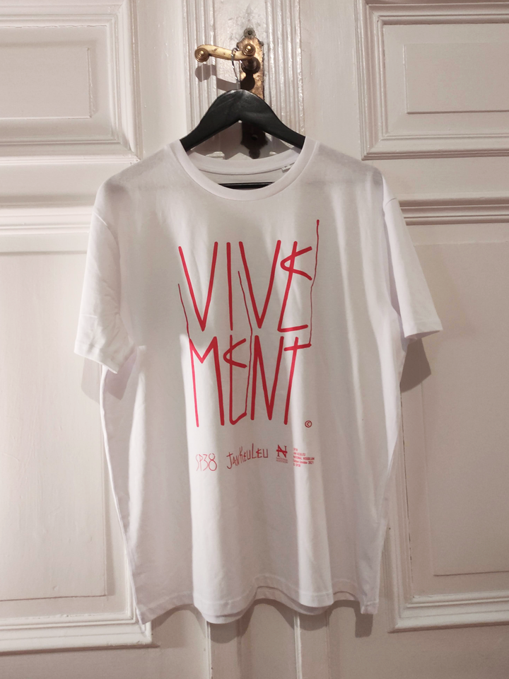 "VIVEMENT" SP38 & JAN KEULEU Collab T-Shirt white