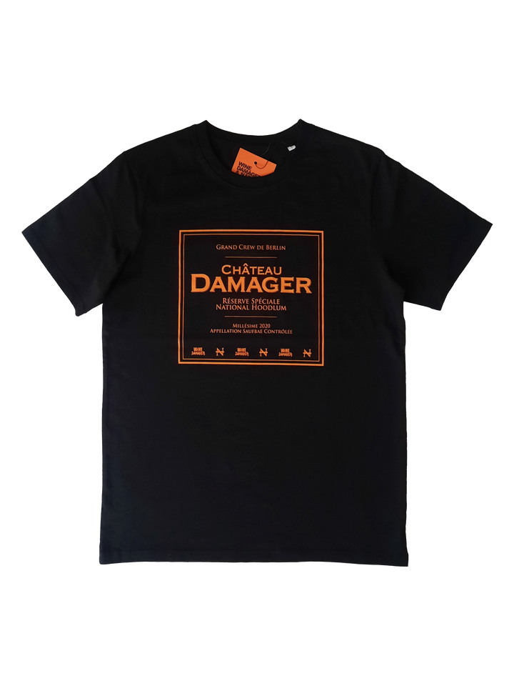 "Château Damager" Wine Damager Exclusive Collab T-Shirt black/orange